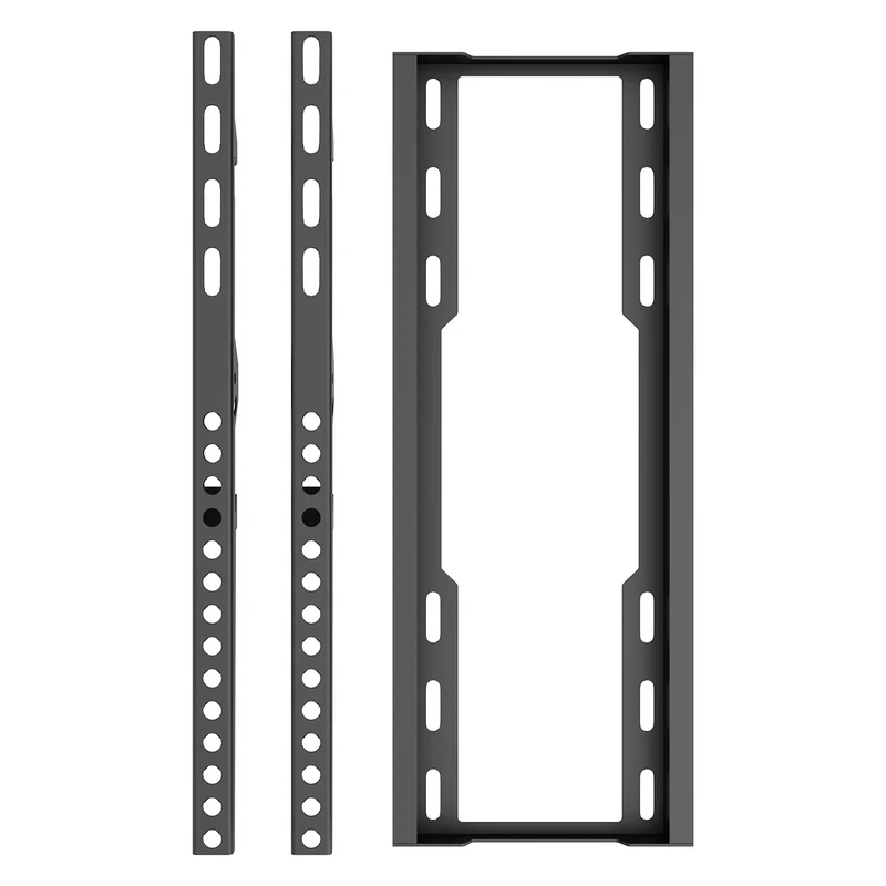 TV-fäste/hängare Maclean, max VESA 400x400, 32–75 tum, upp till 45 kg, svart, lutningsjustering 0°–-8°, MC-187