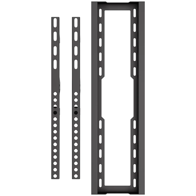 TV-fäste/hängare Maclean, max VESA 600x400, 37–86 tum, upp till 45 kg, svart, lutningsjustering 0°–-8°, MC-188