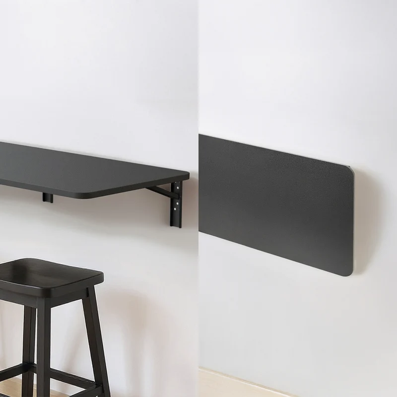 Maclean fällbar hylla/topp, svart, 100x40 cm, max 50 kg, MC-128 B