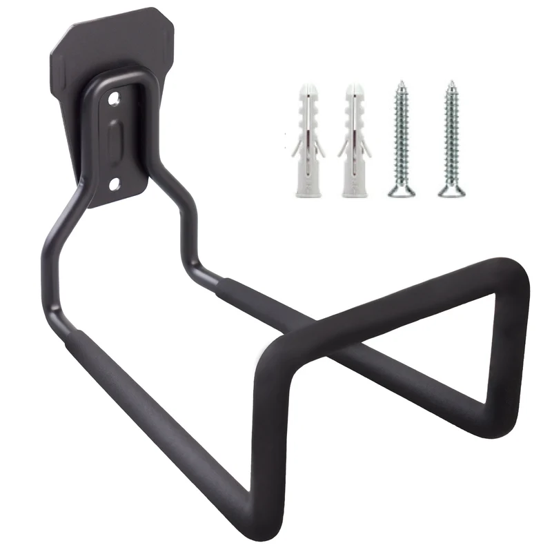 Garageväggfäste Maclean, för däck, trädgårdsredskap, stege, slangar, cyklar, stål, maxbelastning 35 kg, MC-441, 2 st