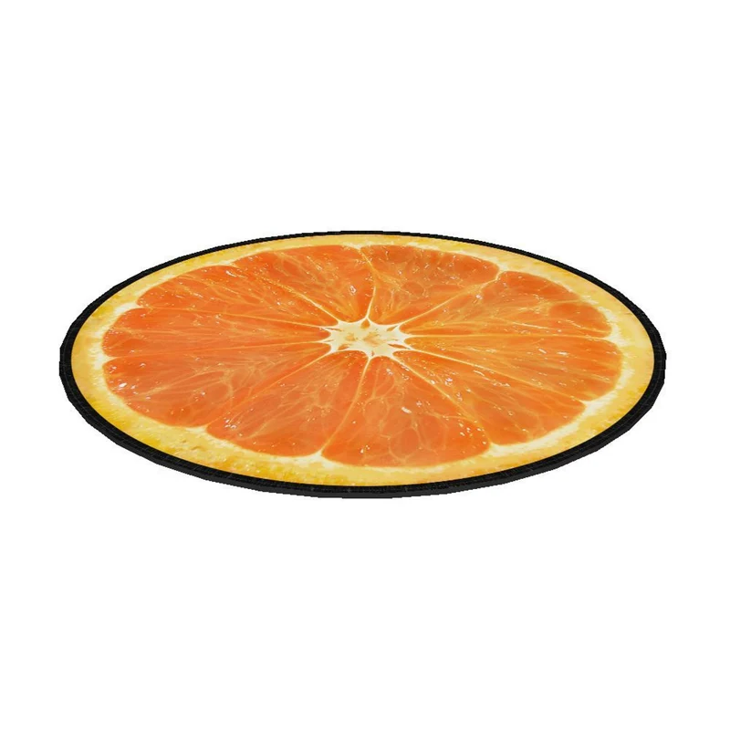 Bertoni stolsdyna, dekorativ, filt, 35 cm, orange, EE0066