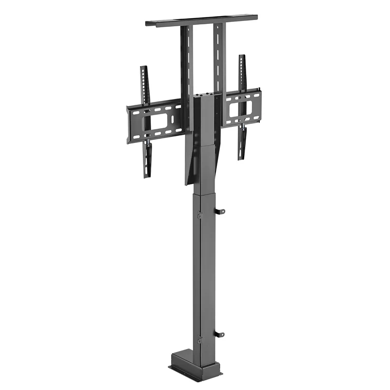 Elektriskt utdragbart fäste för Maclean, TUYA, 37''-80''', VESA 600x400, max 60kg, MC-866T + HDMI 2.0 4K 3D UHD 1.8m KABEL 48 bit