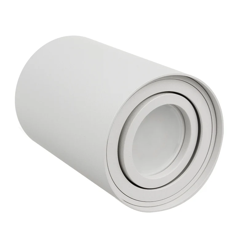Maclean Round Plafond White MCE422 + LED-lampa GU10 5W 4000K