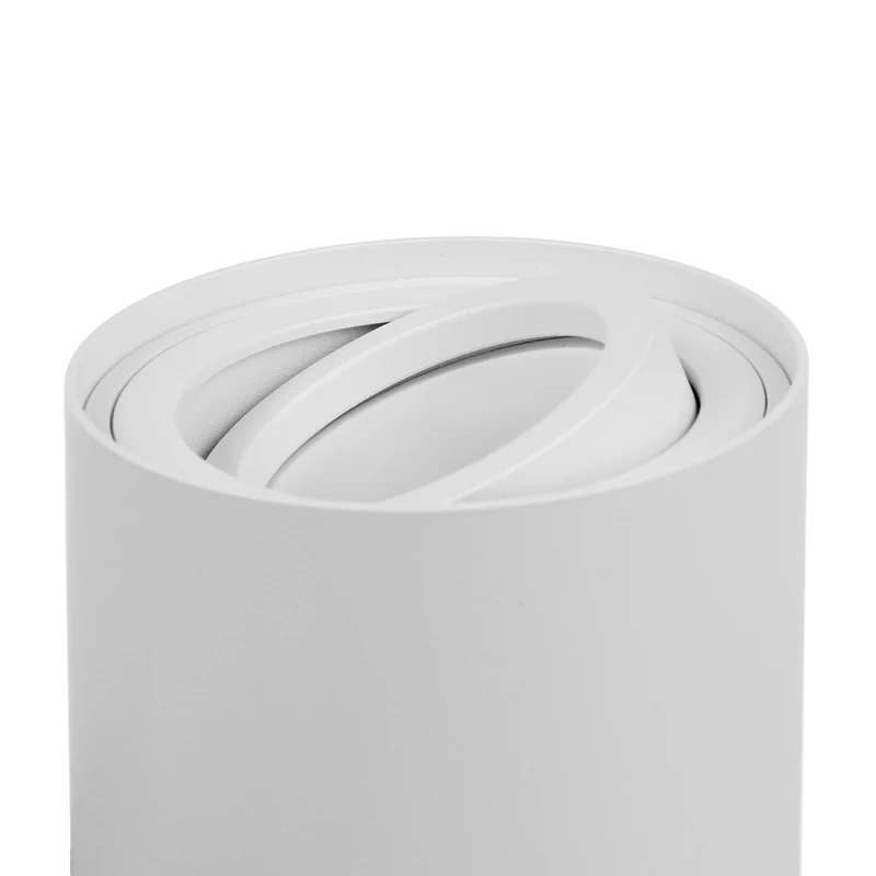 Maclean Round Plafond White MCE422 + LED-lampa GU10 5W 4000K