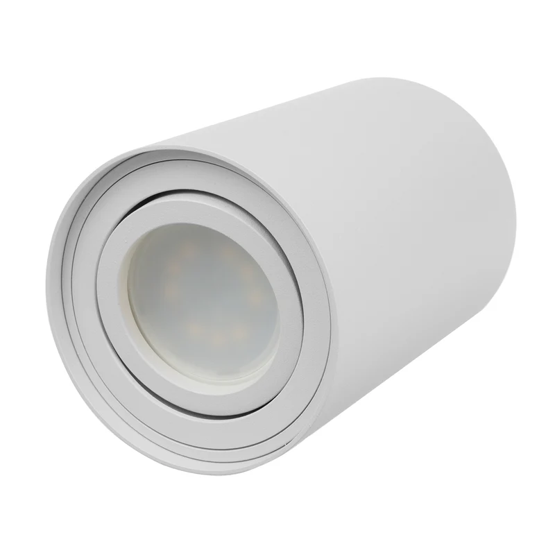 Maclean Round Plafond White MCE422 + LED-lampa GU10 5W 4000K