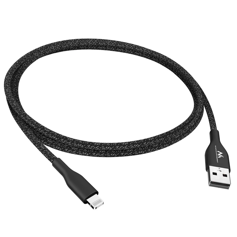 Maclean billaddare, Qualcomm Quick Charge, QC 3.0 - 5V/3A, 9V/1,8A, 12V/1,6A, 5V/3,1A uttag med USB Lightning-kabel