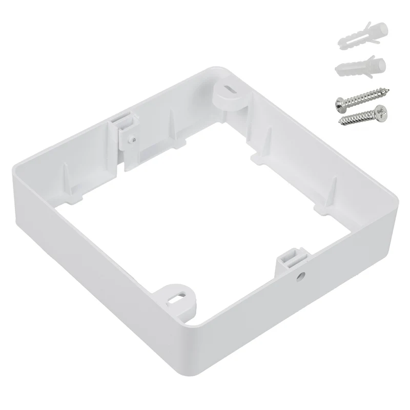 Maclean LED-takpanel, infälld montering SLIM, 18W, neutralvit 4000K, 170*170*26mm, 1800lm, MCE374 S + adapter för ytmontering MCE379 S