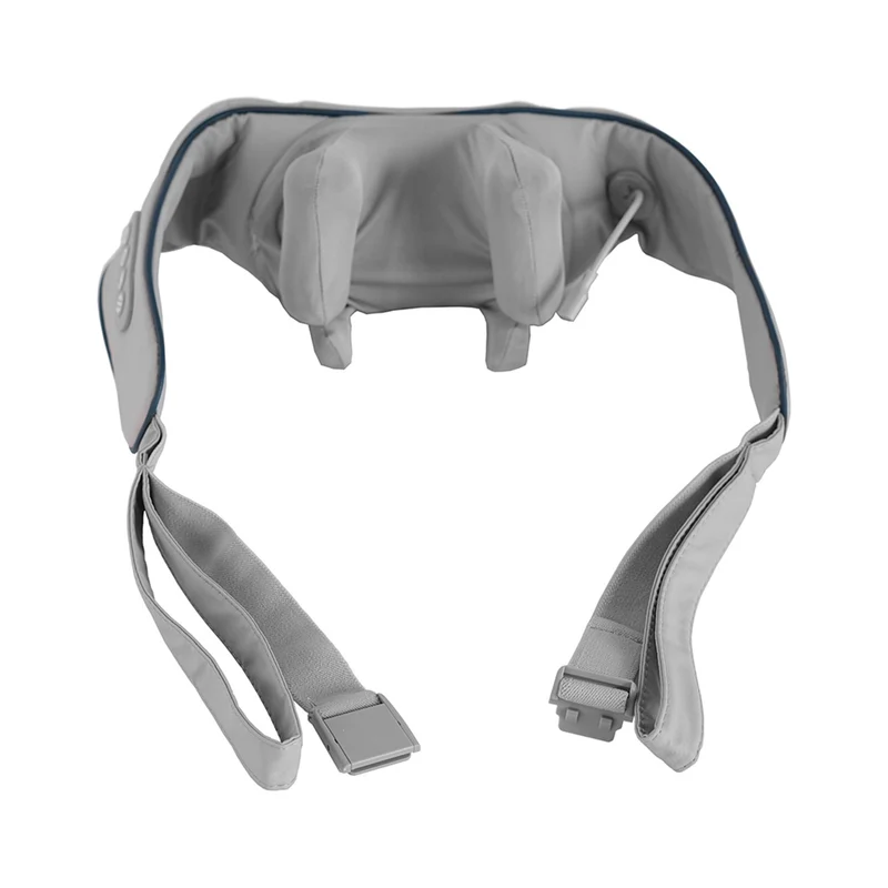 Massageredskap för axlar och nacke. Shiatsu, 5D-imiterade händer, 6 massagehuvuden, 3 lägen, 3 hastigheter, sladdlös, USB-C-laddningsport NACK- & SKULDERMASSAGER