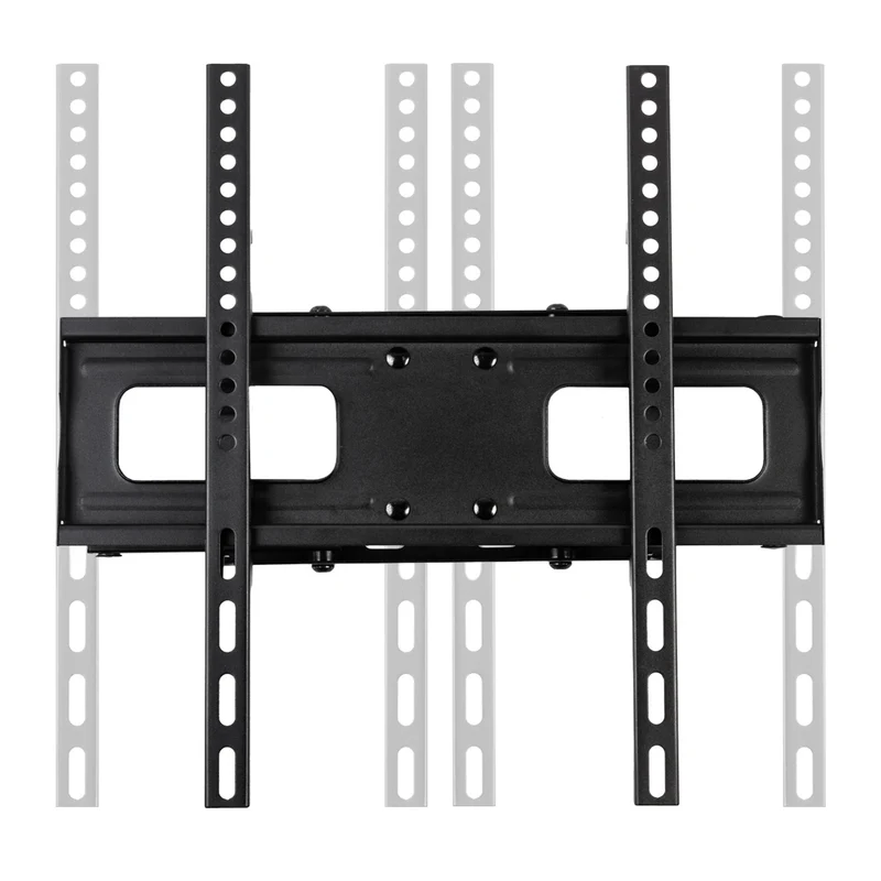 Maclean TV-fäste, max VESA 400x400, 32-75", 50kg, horisontell och vertikal vinkeljustering, profil 80-380mm, svart, MC-788