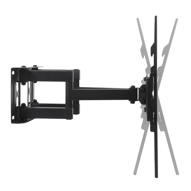 Maclean TV-fäste, max VESA 400x400, 32-75", 50kg, horisontell och vertikal vinkeljustering, profil 80-380mm, svart, MC-788