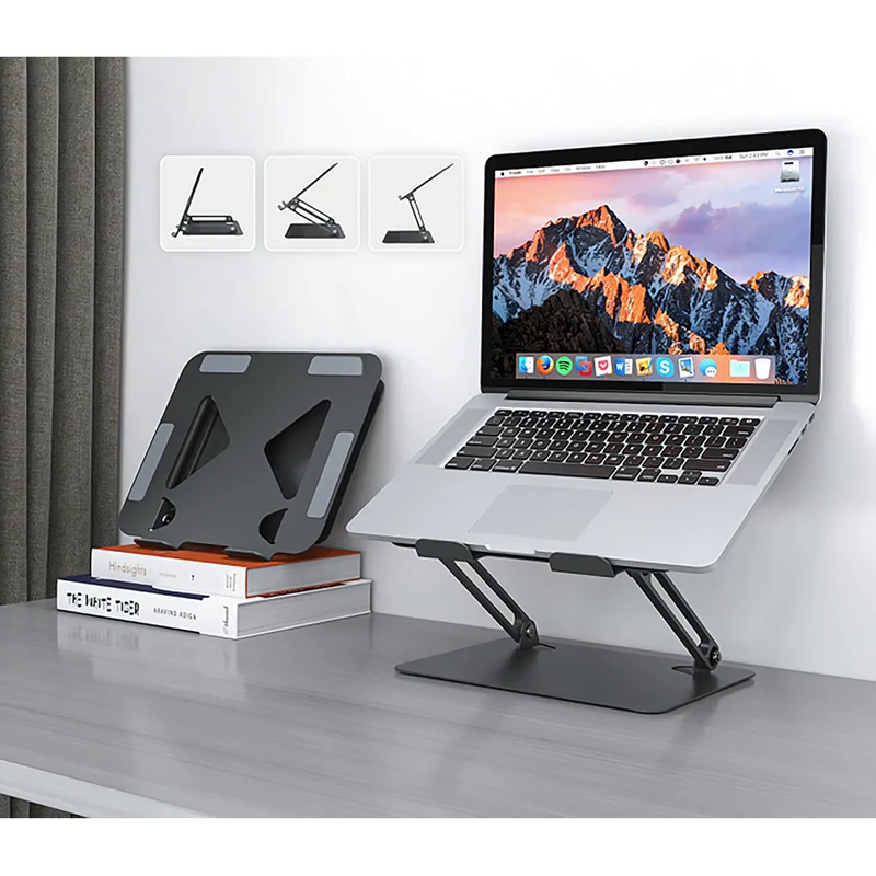Justerbart, ergonomiskt laptop-stativ 10-17 tum LAPTOP-STÅND Media-Tech MT2661