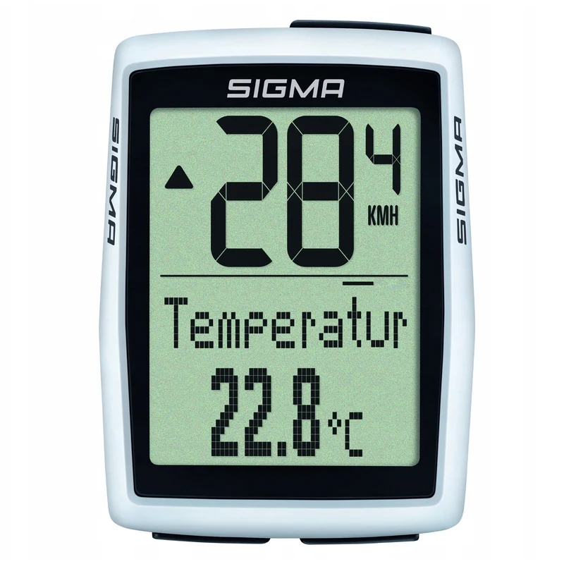 Cykelcomputer Sigma BC 12.0 WL, vattentät, väderbeständig, stor och tydlig display, 12 funktioner