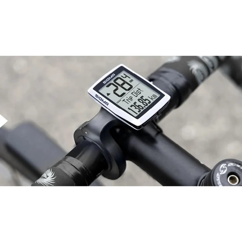 Cykelcomputer Sigma BC 12.0 WL, vattentät, väderbeständig, stor och tydlig display, 12 funktioner