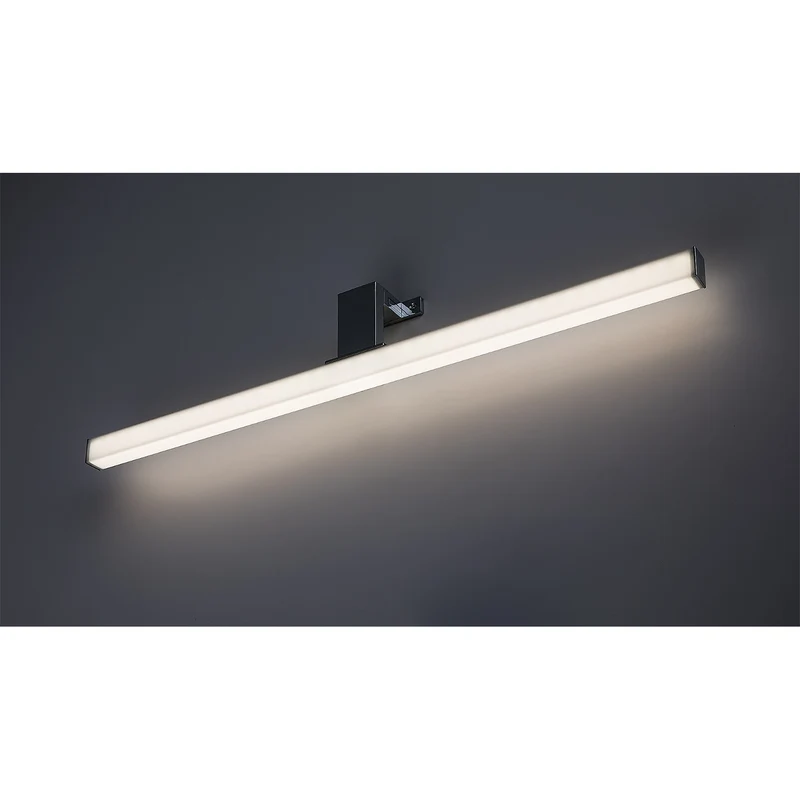 Badrumslampa från Rabalux, effekt 9 W, naturvit 4000 K, IP44. Krom, Oliro