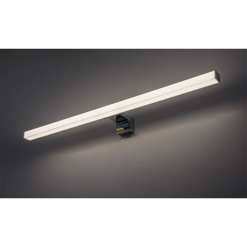 Badrumslampa från Rabalux, effekt 9 W, naturvit 4000 K, IP44. Krom, Oliro