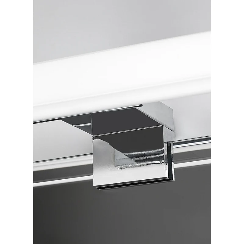 Badrumslampa från Rabalux, effekt 9 W, naturvit 4000 K, IP44. Krom, Oliro