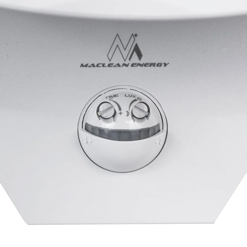 Maclean LED-lampa med rörelsesensor, PIR-sensor, vit, 10 W, IP54, 800 lm, MCE290 W, 4 st