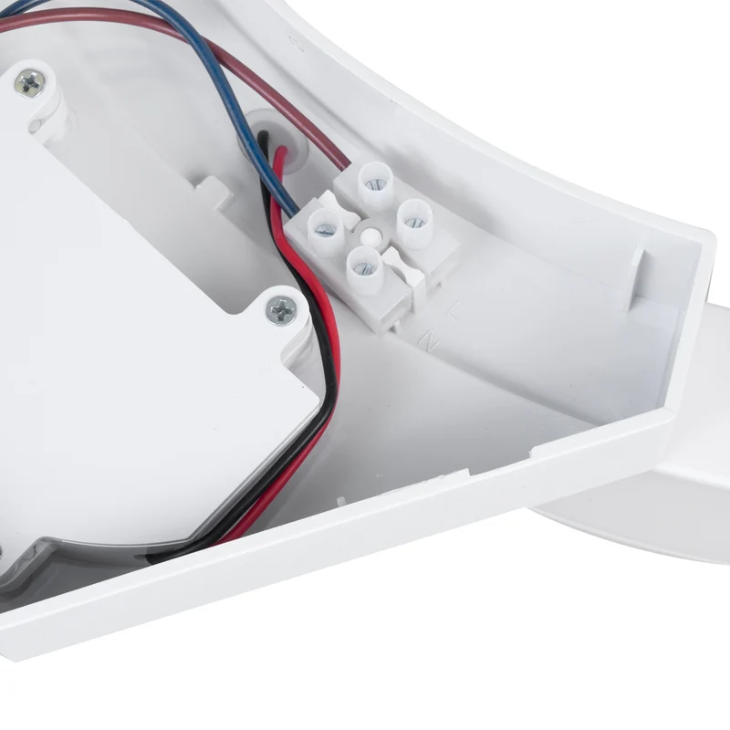 Maclean LED-lampa med rörelsesensor, PIR-sensor, vit, 10 W, IP54, 800 lm, MCE290 W, 4 st