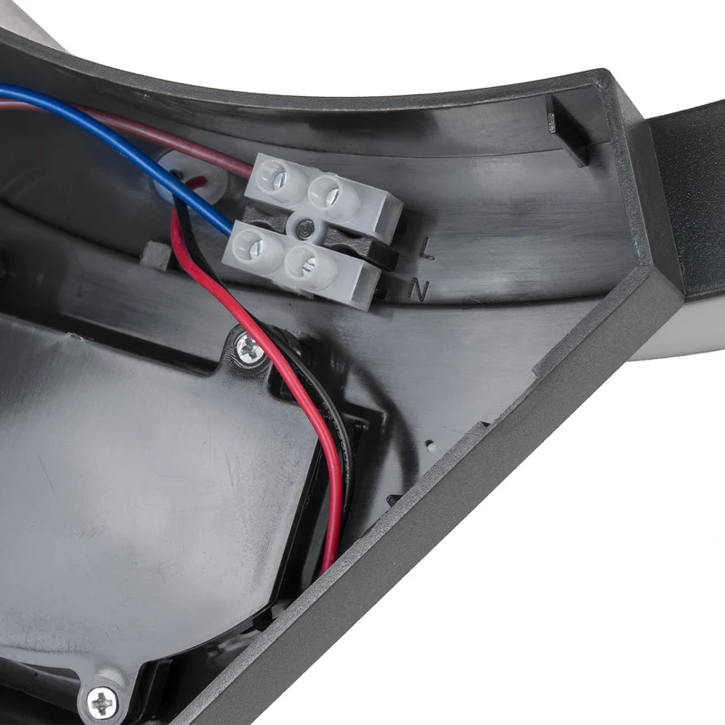 Maclean LED-lampa med rörelsesensor, infraröd rörelsesensor, grå, 10 W, IP54, 800 lm, MCE290 GR, 2 st