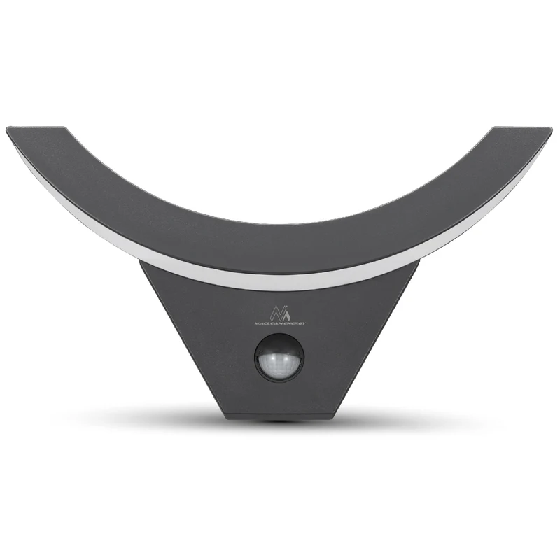 Maclean LED-lampa med rörelsesensor, infraröd rörelsesensor, grå, 10 W, IP54, 800 lm, MCE290 GR, 4 st