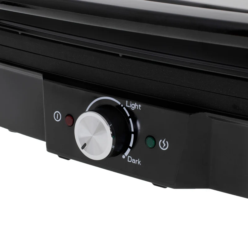 Camry elektrisk grill, stor yta 28x23 cm, temperaturreglering, maximal effekt 2500 W, CR 3053