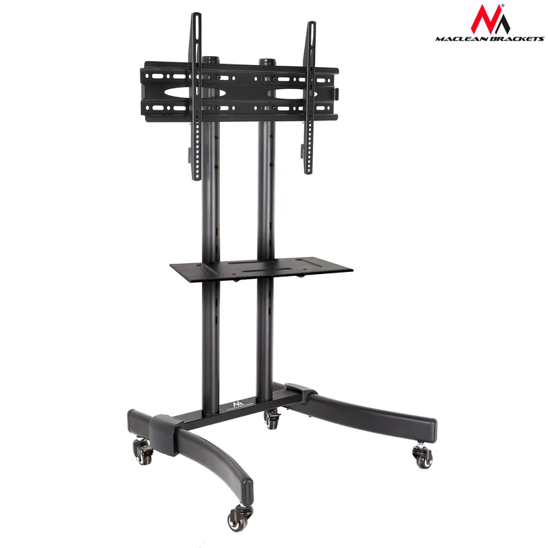 TV-bänk Maclean, professionell, på hjul, max 32-65", max 40kg, MC-739