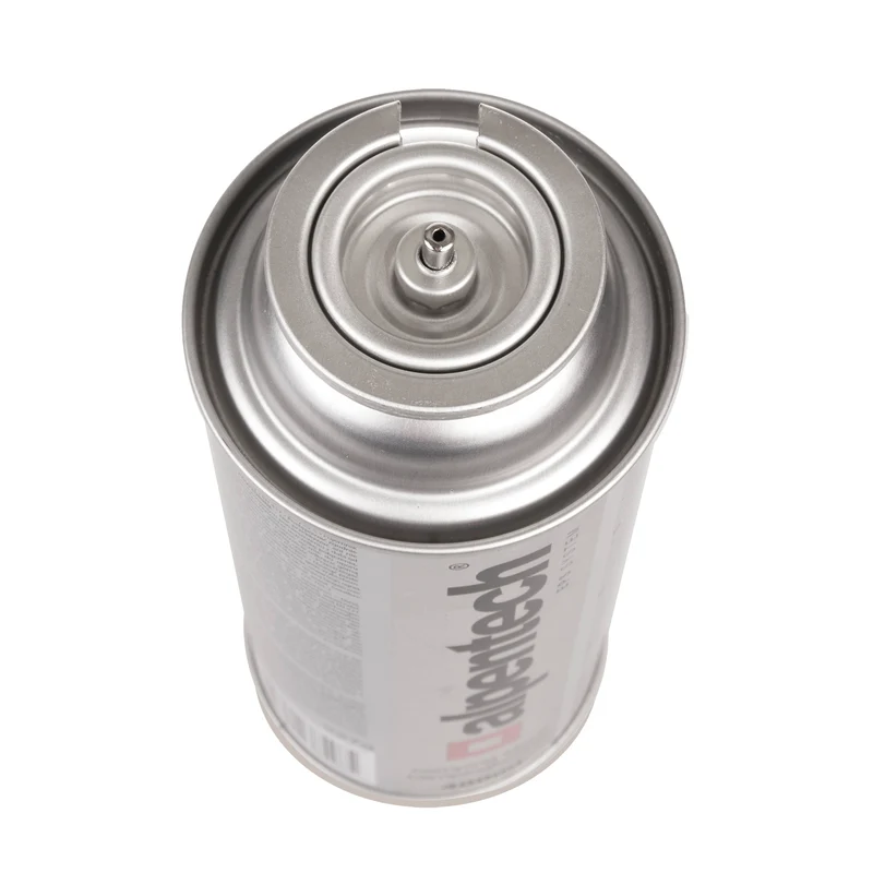 14x 380 ml Alpentech gaspatron, certifiering: Pi 0875, överensstämmer med EN521, butan, driftområde -10°C till + 40°C, IK300