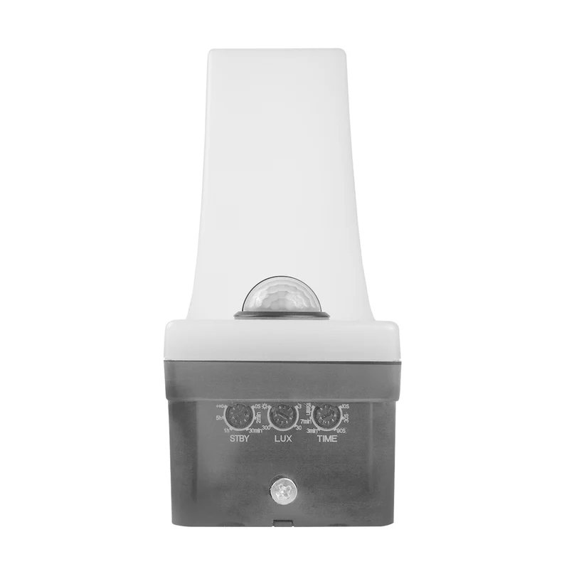 Maclean rörelsesensor LED-lampa, PIR rörelsesensor, grå, 20W, IP65, 2000lm, neutralvit (4000K) MCE512 GR, 2 st