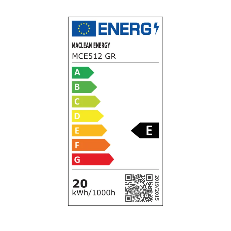 Maclean rörelsesensor LED-lampa, PIR rörelsesensor, grå, 20W, IP65, 2000lm, neutralvit (4000K) MCE512 GR, 2 st