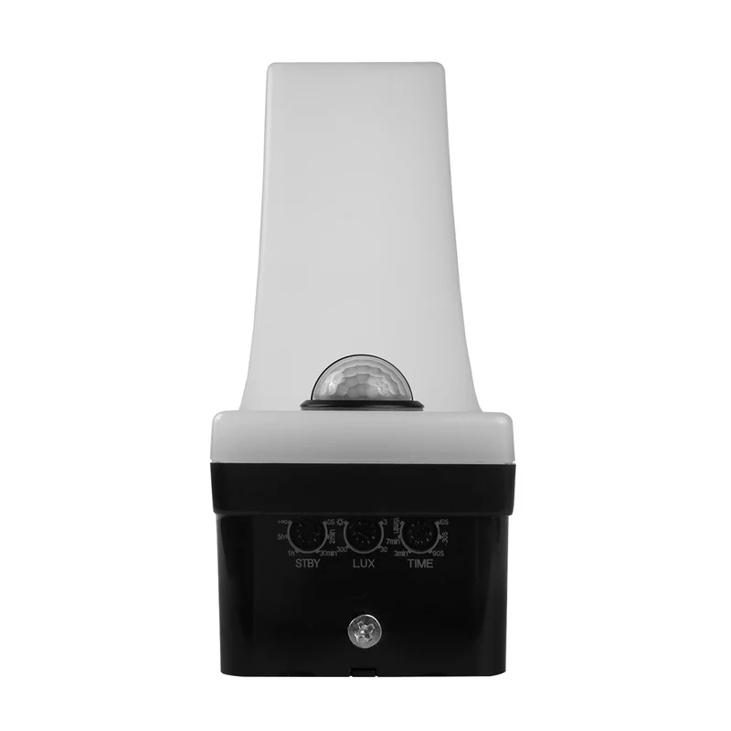Maclean rörelsesensor LED-lampa, PIR rörelsesensor, svart, 20W, IP65, 2000lm, neutralvit (4000K) MCE512 B, 4 st