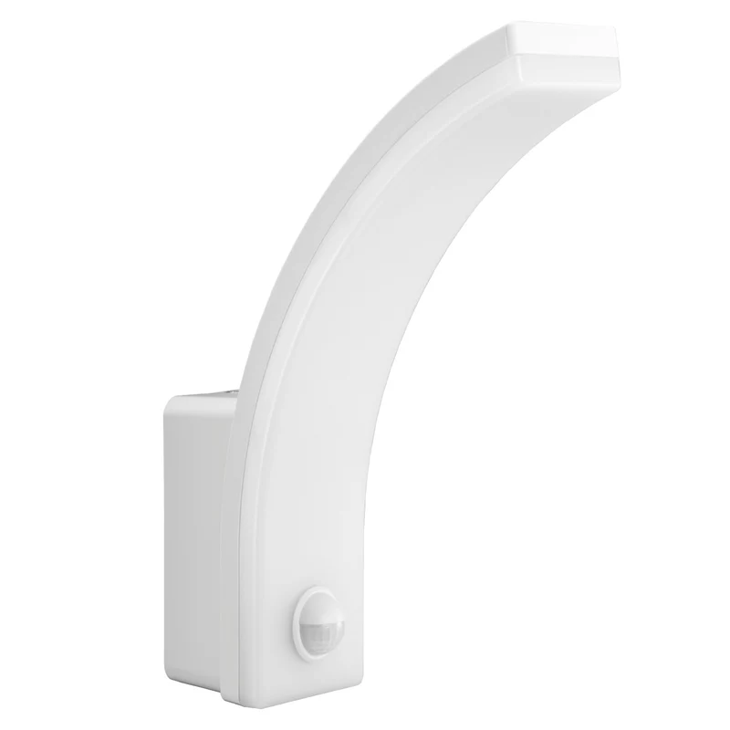 Maclean rörelsesensor LED-lampa, PIR rörelsesensor, vit, 20W, IP65, 2000lm, neutralvit (4000K) MCE512 W, 4 st