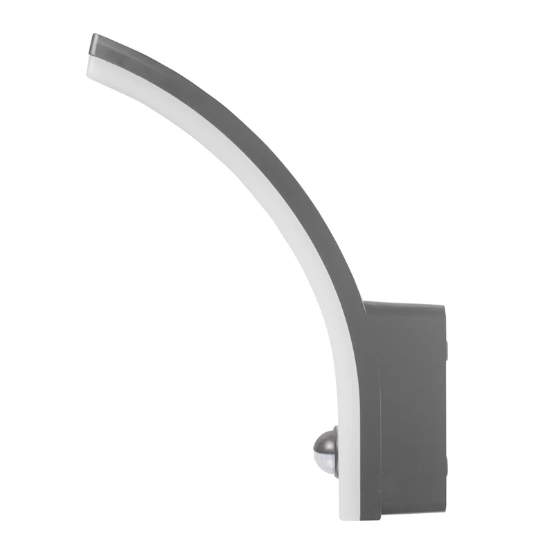 Maclean rörelsesensor LED-lampa, PIR rörelsesensor, grå, 20W, IP65, 2000lm, neutralvit (4000K) MCE512 GR, 4 st