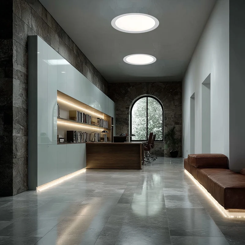 Maclean LED-takpanel, infälld SLIM, 18W, neutralvit 4000K, 170*26mm, 1900 lm, MCE372 R