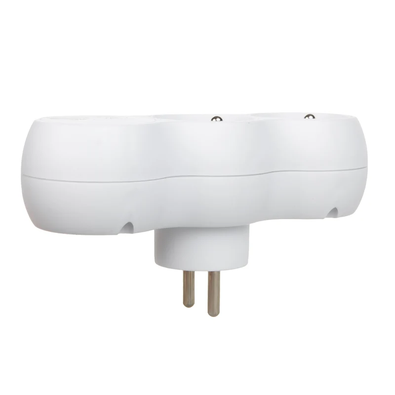 Maclean strömuttag, 2-kontakts splitter, 2x USB A/C, typ E, 2x16A, MCE339 E