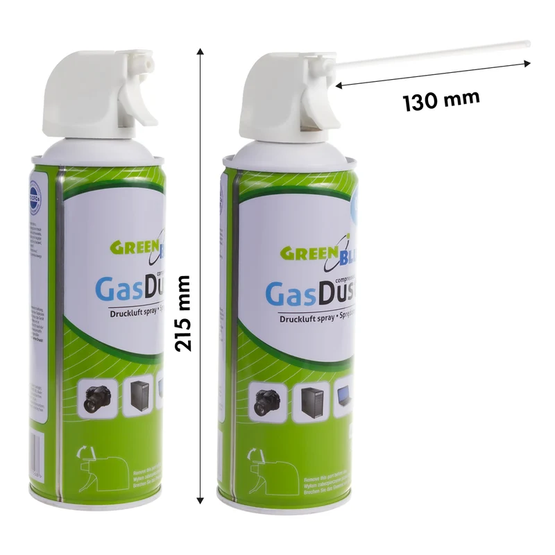 Tryckluft GreenBlue GB400 400ml pistolförstärkare - pistolspray, 12 st