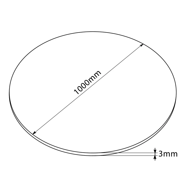 NanoRS sittunderlag för gaming, rund, 100cm, RS172