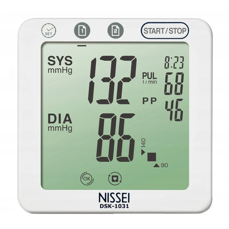 Nissei blodtrycksmätare, automatisk, arytmiavkänning, DSK-1031