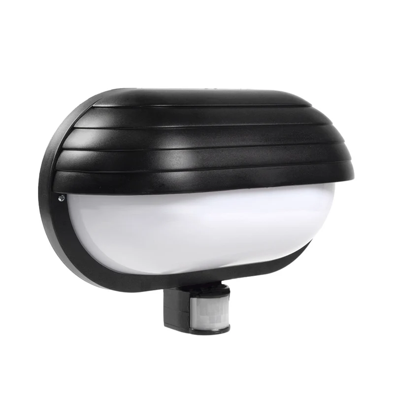 Maclean väggarmatur, med PIR-sensor, max. 60W, 180°, MCE33B + LED 8W