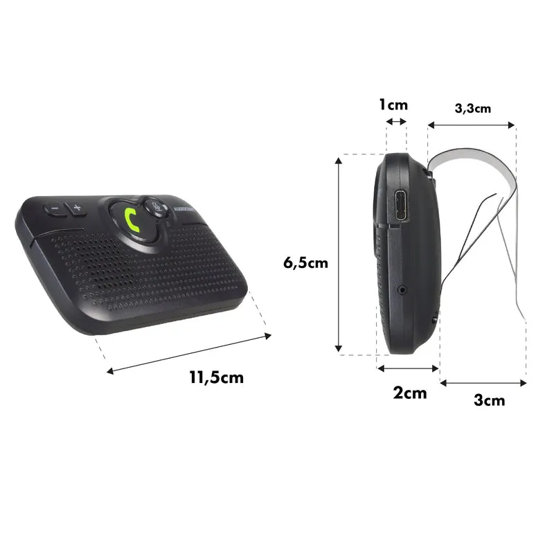 Bluetooth 5.0-handsfree-enheten Audiocore AC475 stöder Google och Siri