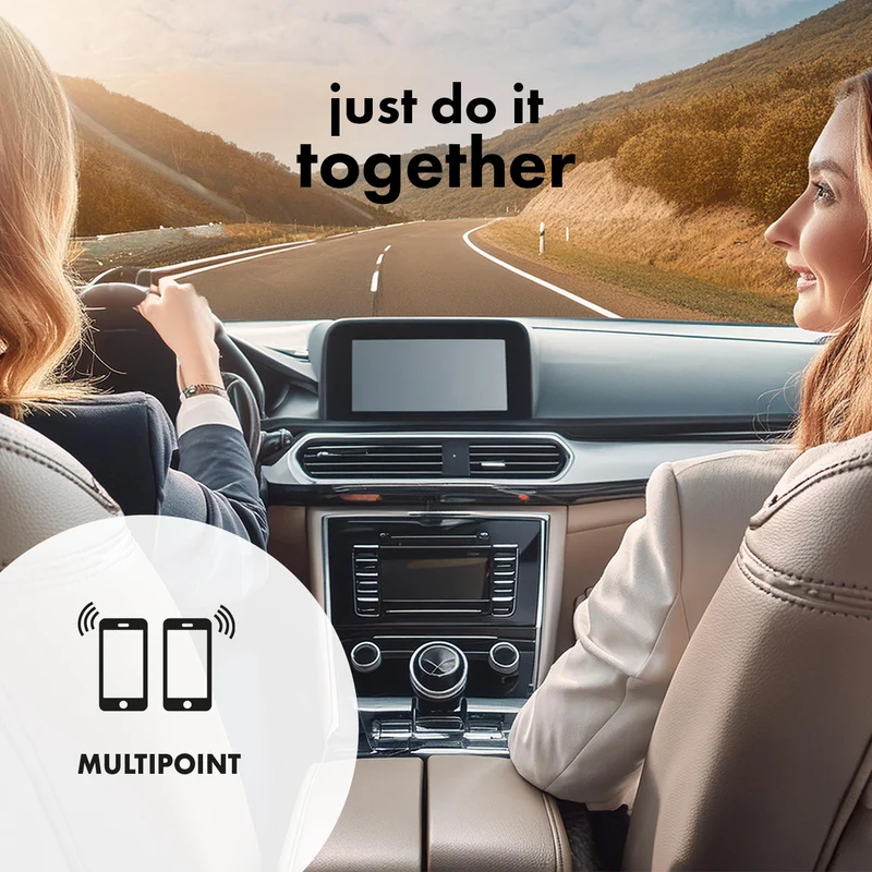 Bluetooth 5.0-handsfree-enheten Audiocore AC475 stöder Google och Siri