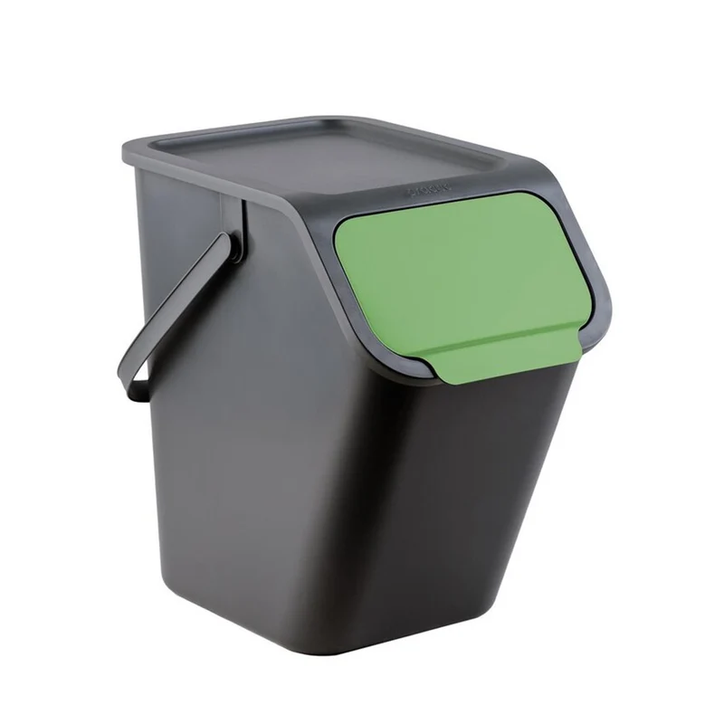 Praktisk behållarsats, för separering, 4x25l, svart, Bini 10100577