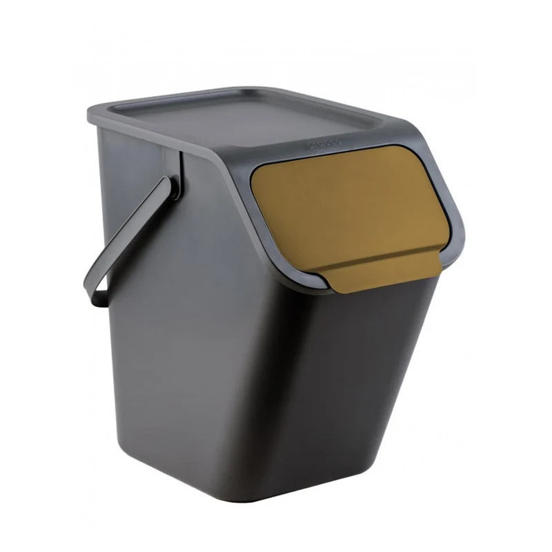 Praktisk behållarsats, för separering, 4x25l, svart, Bini 10100577