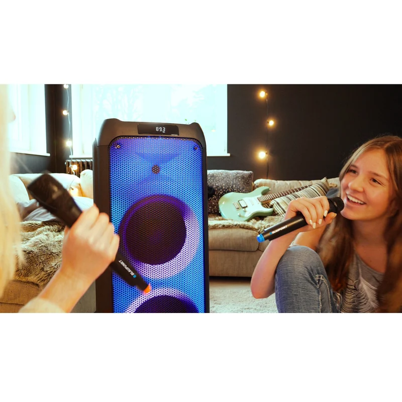 Bärbar högtalarpelare med BT och karaoke Blaupunkt PB10DB