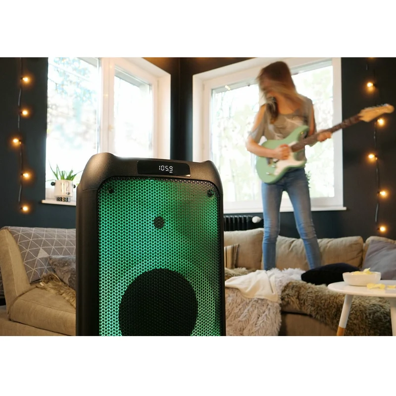 Bärbar högtalarpelare med BT och karaoke Blaupunkt PB10DB