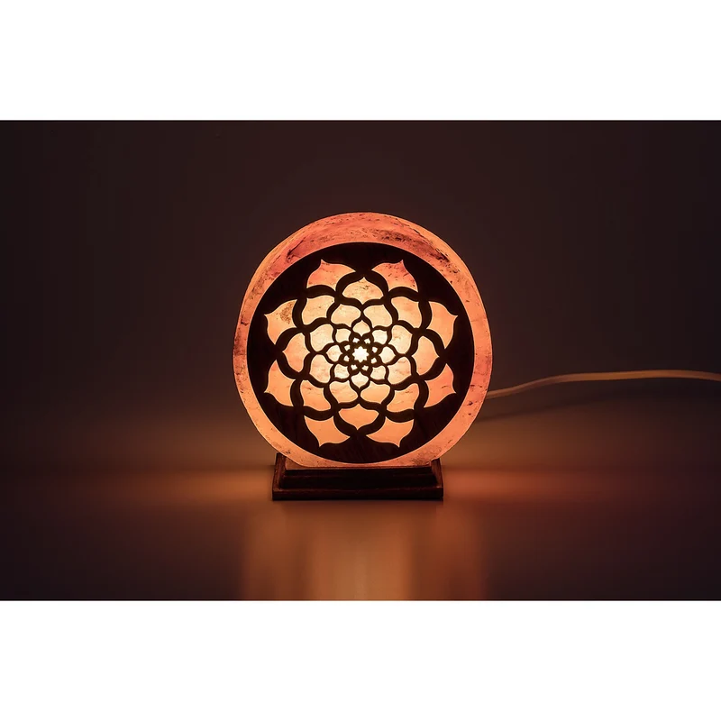 Rabalux saltlampa, E14-gänga, orange, IP20, Mandali
