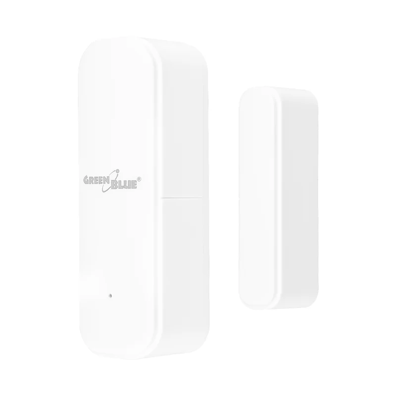 Trådlös kontaktor/öppningssensor med WiFi från GreenBlue, Android/iOS, för dörrar/fönster, 3,0 V DC, LR03x2, GB479 W