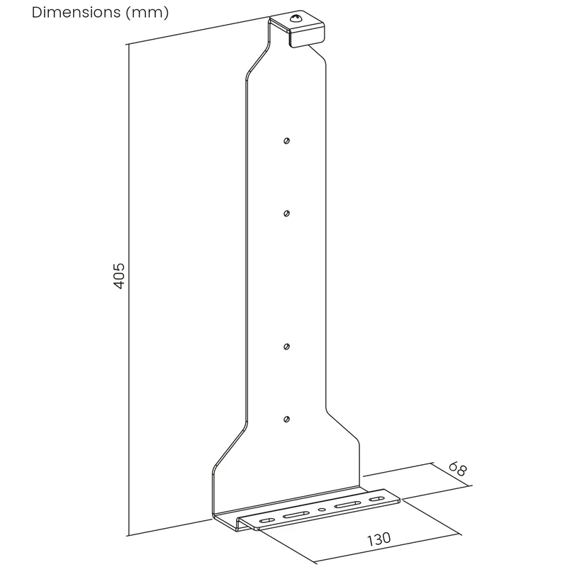 Väggstativ vit PS5 med pad-hållare, max 10kg,RS181 + Väggstativ vit för Playstation 5-konsol, max 10kg, NanoRS RS180