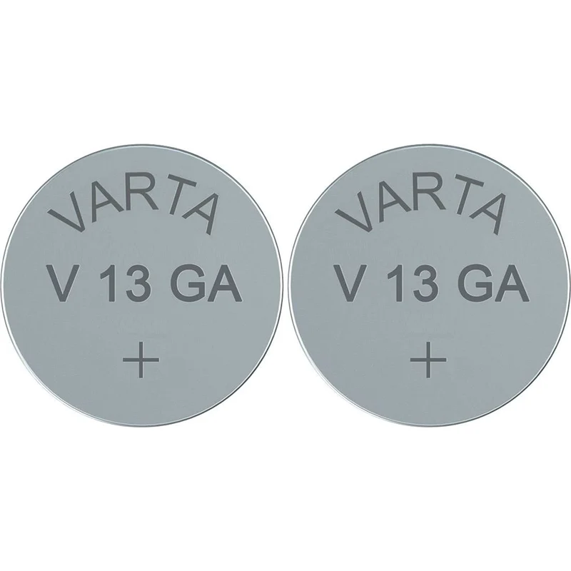 Alkaliska batterier 2x Varta V13GA LR44 AG13, hög kvalitet