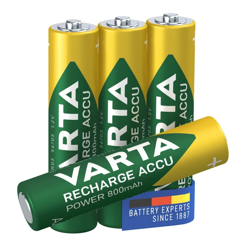 4x batterikap Varta Ready2use R03 AAA 800mAh NiMH
