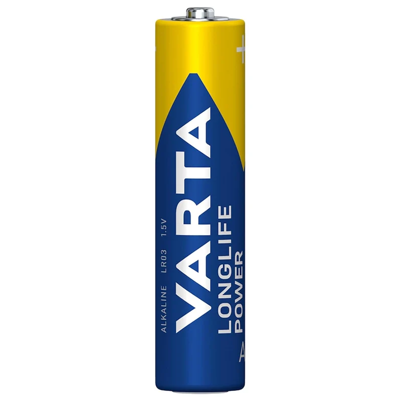 VARTA Longlife Power, 6 st AAA alkaliska batterier, LR03, 1,5V
